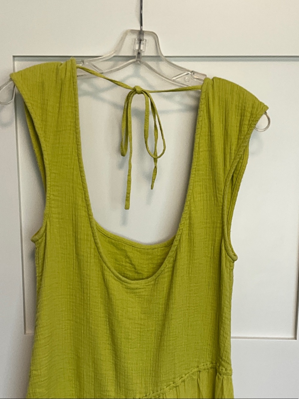 Free People Lime Green Tiered Maxi Dress - Picture 11 of 13